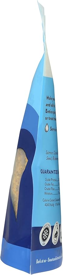 Smart Cookie Natural Dog Food Topper - Superfood - Salmon Dog Meal Mixer for All Ages - Food Topper for Picky Eaters and Boosting Nutrition - Non GMO, Made in The USA - 15 oz Bag (30 Day Supply)