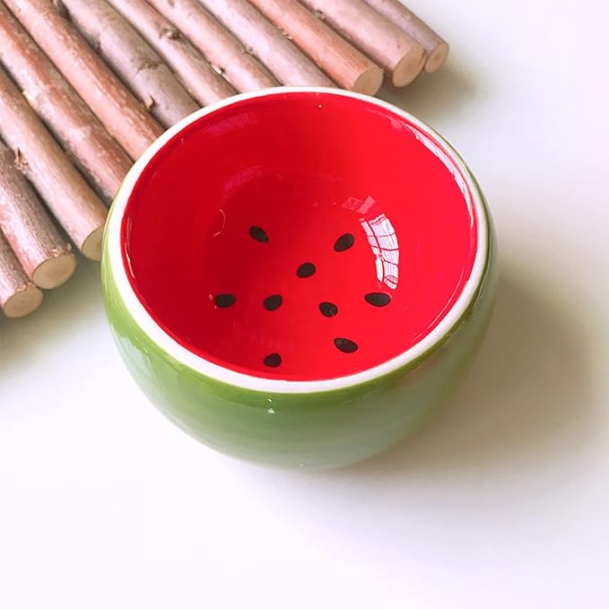 2 Pack Hamster Bowl Ceramic Prevent Chewing Feeding Bowl Guinea Pig Water Small Animal Food Dish for Syrian Hamster Rabbit Gerbil Chichilla Hedgehog Sugar Glider Rat
