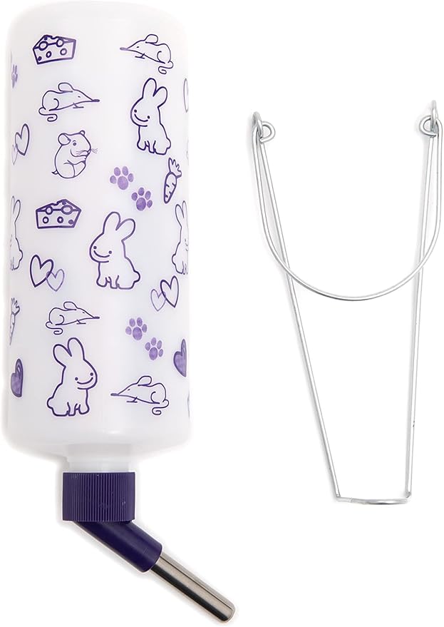 Lixit 32oz Weather Resistant Water Bottles with Heavy Duty Mount for Rabbits and Ferrets (Rabbits Pack of 2)