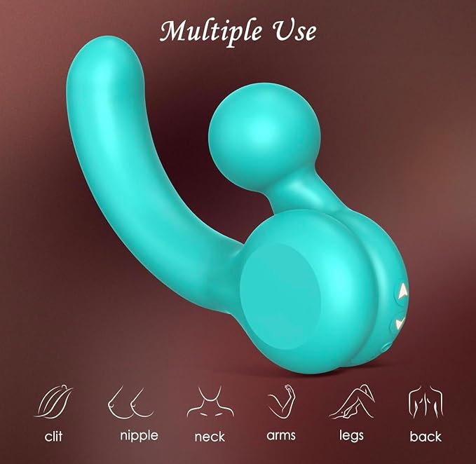 Flexible Teasing Wand with 12 Intensity Levels for Ultimate Pleasure Exploration QJ97275