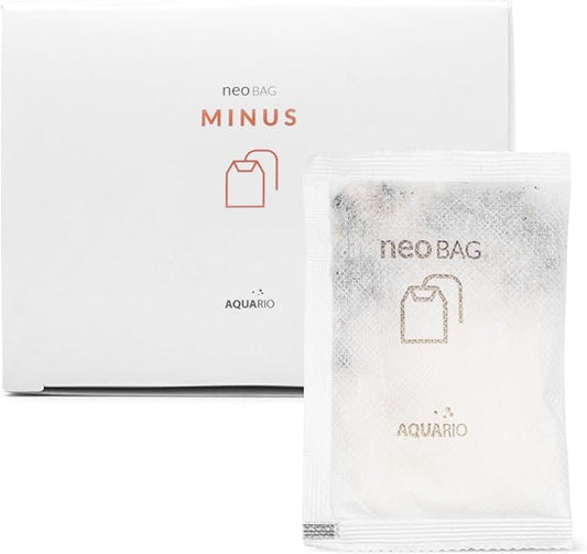 Aquario Neo Minus - Aquarium Filter Media - Harmful Negative Ion Adsorption, Phosphate Remover and Nitrate Remover for Aquarium Freshwater, Ideal for Aquatic Habitats - 8-Count Bags