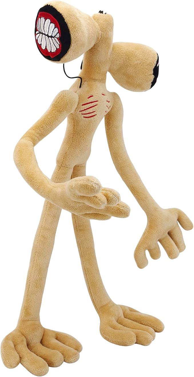 Monster Plush Stuffed Toys Limbs Movable Cartoon Cat and Dog Doll 22 inch, Plush Toys for Home Decoration The Best Gift for Halloween and Christmas Party Birthday Gift (Brown Head)