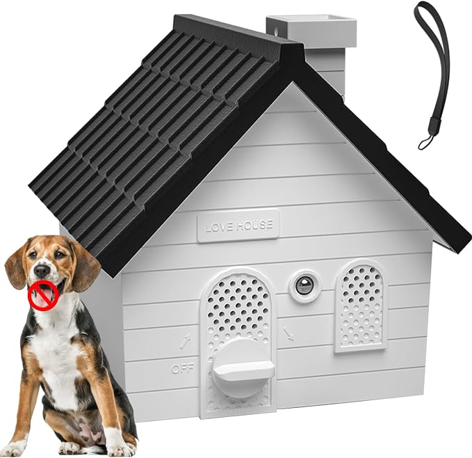 Anti Barking Device For Dogs, Bark Box, 3 Modes Dog Barking Deterrent Devices, 2026 Anti Bark Device For Dogs, Weatherproof 50 Ft Barking Dog Silencer, A Safe And Effective Anti Barking Device (Black)