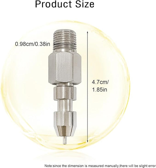 Stainless Steel Rabbit Water Nipples Metal Feeder Automatic Watering System Kit for Guinea Pigs Ferrets and Other Rodent Small Animals (6PCS)