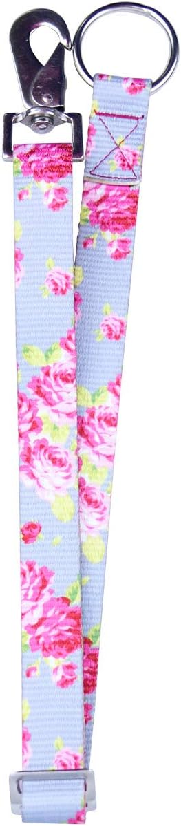 Derby Originals Heavy Duty Adjustable 30” Nylon Hanging Bucket Straps for Water and Feed Buckets - Available in 16 Colors and Patterns (Grey Floral)