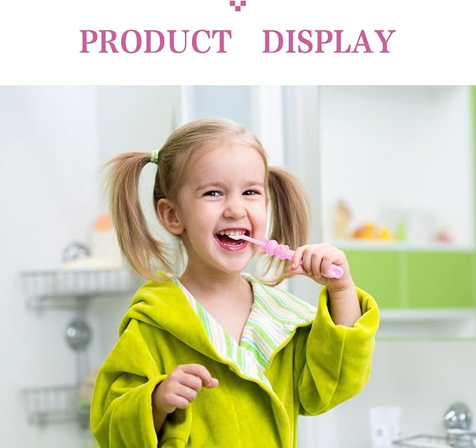 SOIMISS 3pcs Toothbrushes Manual Soft Bristles Cartoon Rabbit Design for Oral Care Ages 2-8 Dental Cleaning Tool