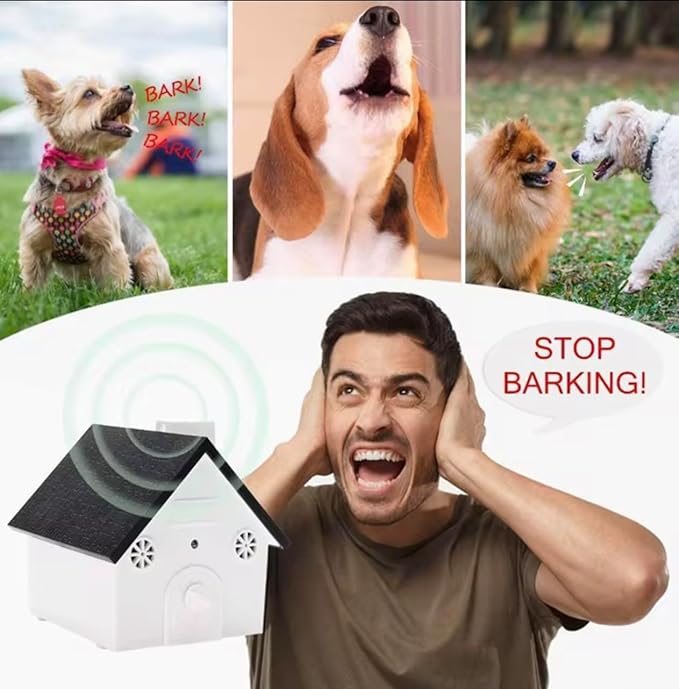 Ultrasonic Anti Bark Device for Dogs – Safe & Effective Bark Control Deterrent – bark Shield, Dog Training Tool for Indoor & Outdoor Use – Portable & Pet-Friendly Bark Stopper