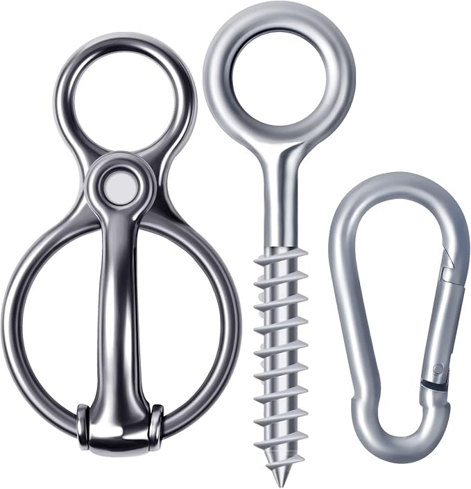 Martx Blocker tie Ring for Horses,Horse tack and Supplies Horse Accessories,Horse tie Ring Prevents Horses from Pulling Back Sturdy Stainless Stee