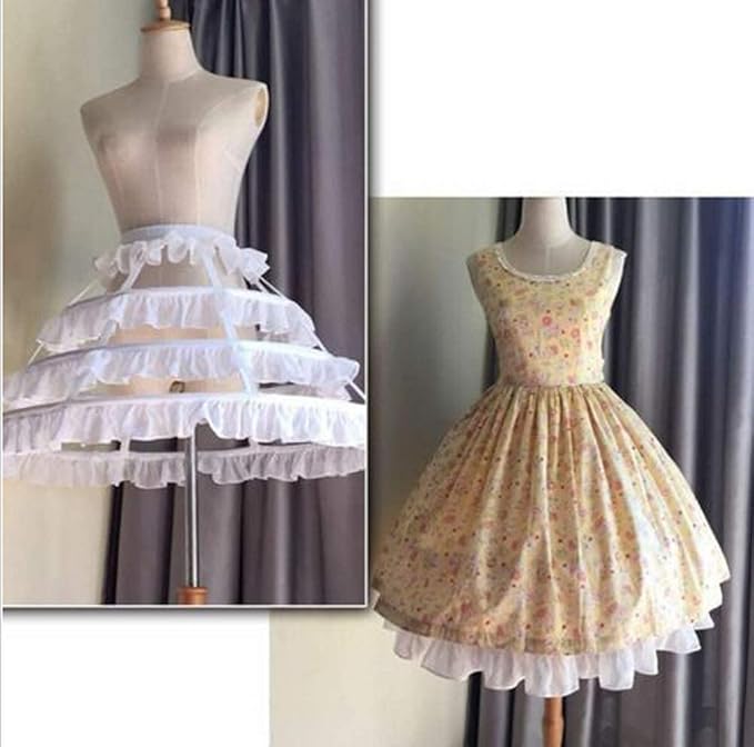 GRACEART Victorian Dress Pannier Hoop Skirt Bustle Cage Skirt