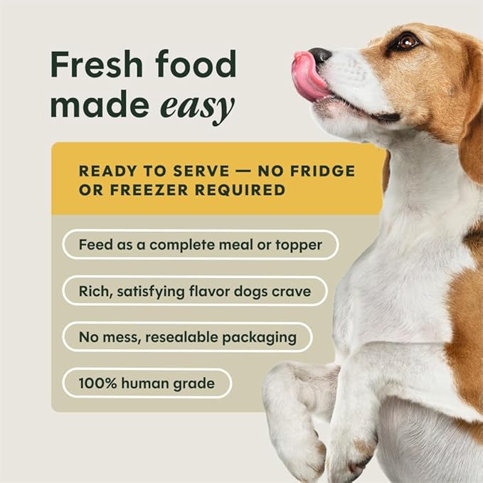 Instinct Freshly Crafted Meals, Dog Wet Food or Topper, Human Grade - Cage-Free Chicken, 11 oz. Carton
