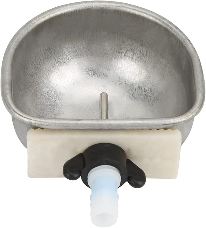 Rabbit Drinking Water Bowl, 10PCS Nipple Drinker, 3.54x2.60x1.18in Stainless Steel Rabbit Water Feeder, Anti Scratch, Removable Hanging Pet Cage Water Bowl