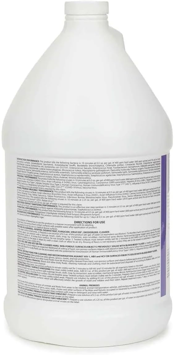 PUREPET 256 Kennel Cage and Surface Disinfectant The Original High Concentrate Vet Approved Cleanser (Cherry)