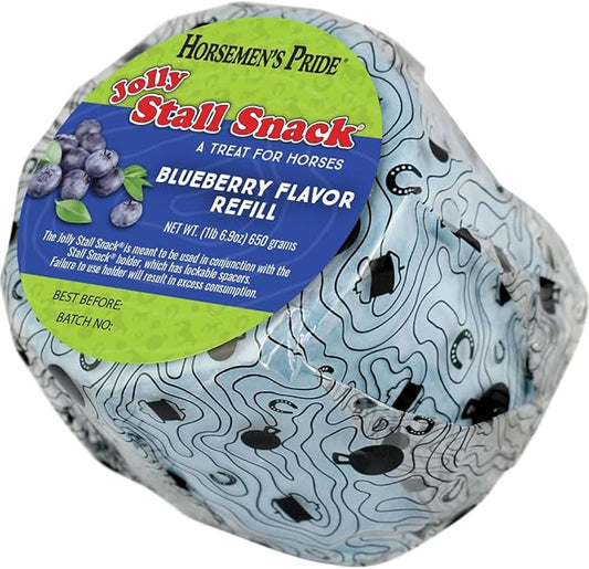 Horsemen's Pride Stall Snack Treat Refill for Horses; Blueberry Flavor
