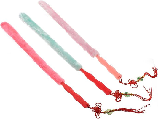 Generic 3pcs Assorted Color Guzheng Cleaning Brushes Durable Rabbit Removal Tool for Musical Instruments Easy to Use for Guzheng Care