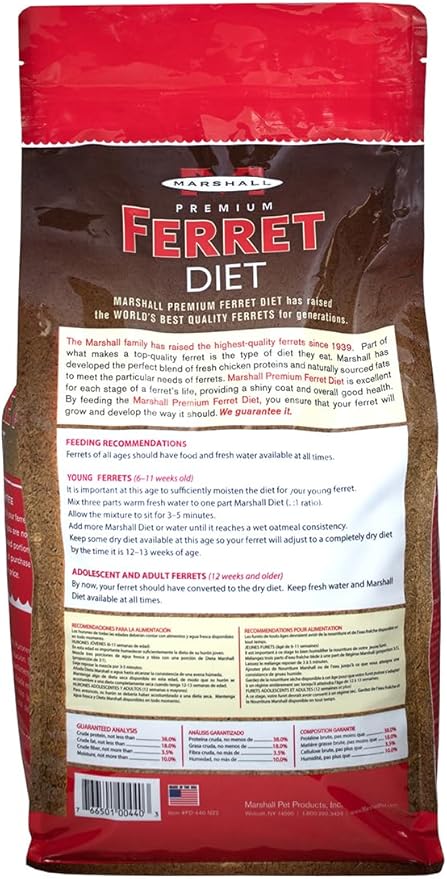 Marshall Pet Ferret Premium Diet 6lb