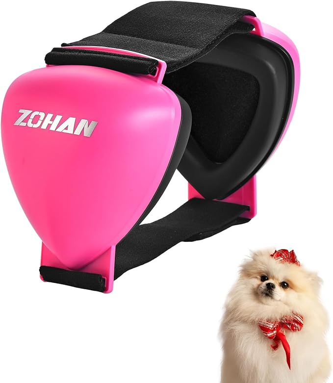 ZOHAN DG02 Upgraded Dog Ear Muffs Noise Protection - Dog Headphones Noise Cancelling with No Plastic for Fireworks, Thunder