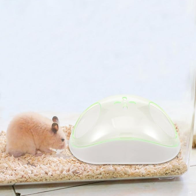 Ipetboom 1set Hamster Sand Bath Container Durable Hamster Bathtub for Small Pets for Guinea Pigs Gerbils Easy to Clean for Bathing Playtime Scoop Included