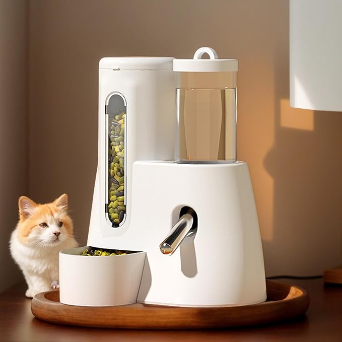 Hamster Water Dispenser, Automatic Feeder Bottle, No Drip Design, 5.51x3.94x6.3 Inches, Large Capacity, Leakproof, Cage Accessory for Ferrets and Small Animals
