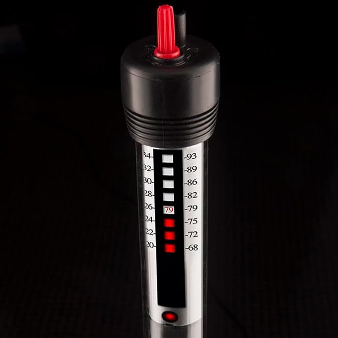 Aquatop 300W Aquarium Submersible Glass Heater – Adjustable Temperature 68-93°F – Fish Tanks Up to 75 Gal – for Freshwater & Saltwater – GH-300