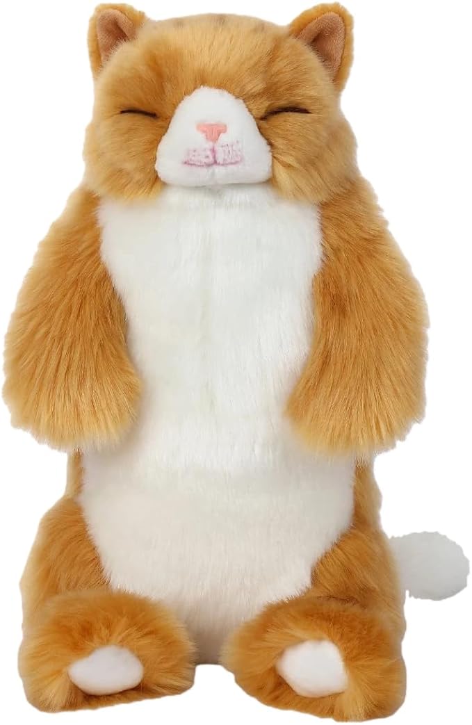 CU-MATE 20" Adorable Stuffed Animals Cat -Handmade Plush Soft Cat -Present Gift for Boys/Girls (Orange Cats)