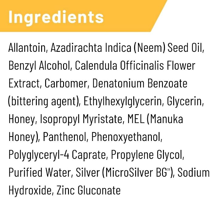 Absorbine Silver Honey Rapid Wound Repair Spray Gel 8oz Bottle, Manuka Honey & MicroSilver BG, Horse & Large Animal Wound Care (Pack of 2)