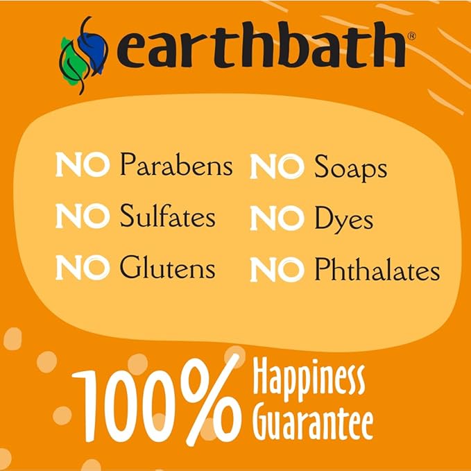 earthbath, Mango Tango 2-in-1 Conditioning Shampoo - Cruelty Free Dog Shampoo and Conditioner, Made in USA, Gentle Dog Conditioner, Best Puppy Shampoo & Puppy Supplies, Safe Dog Wash - 128 Oz (1 Pack)