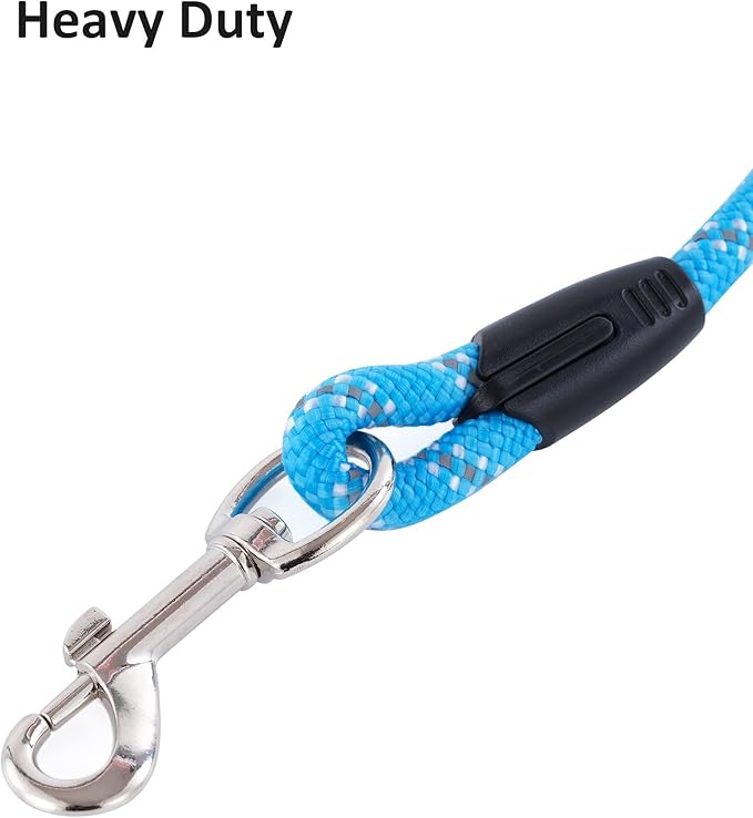 Long Dog Leash for Dog Training 16FT/30FT/50FT/100FT, Reflective Threads Rope Check Cord Dog Leash, Heavy Duty Dog Lead for Large Medium Small Dogs Walking Playing, Camping, or Yard