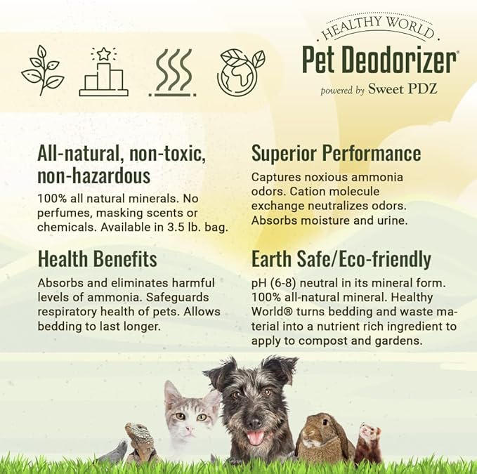 Sweet PDZ Healthy World Pet Deodorizer 3.5 lbs.