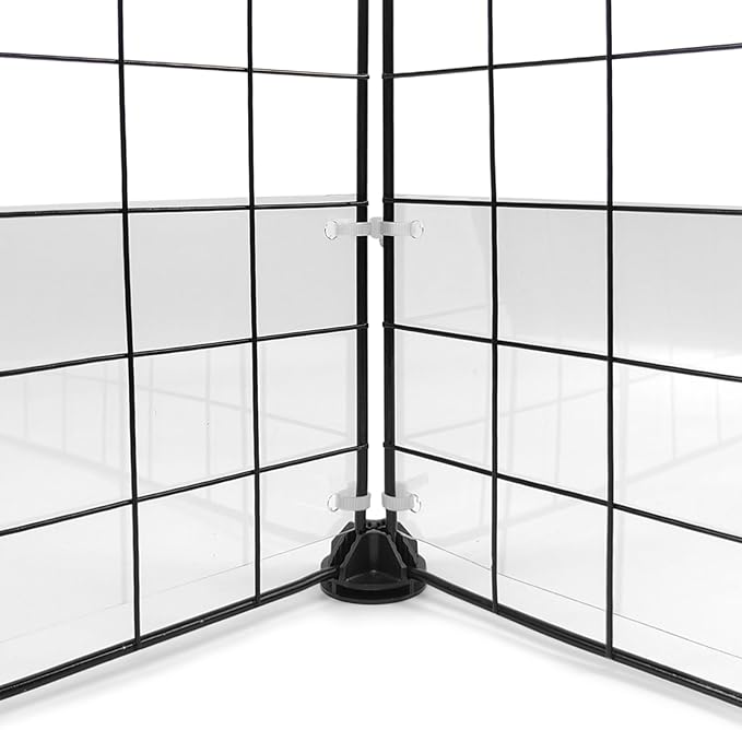 12 Pcs Cage Guard 11.8"x4.7" with Zip Ties Scatter Guard Clear Cage Liner Flexible Side Lining for Rabbit Guinea Pig C&C Metal Wire Playpen