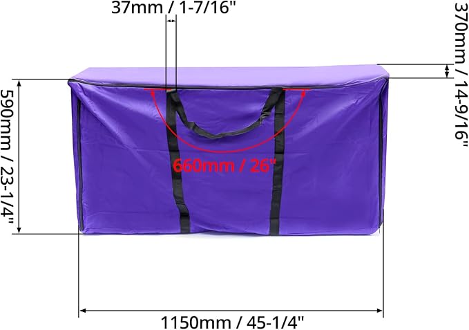 QWORK Hay Bale Storage Bag, 420D Horse and Livestock Hay Bale Bag, Large Tote Waterproof Collapsible Bag Hay Bale Tote Bag with Zipper