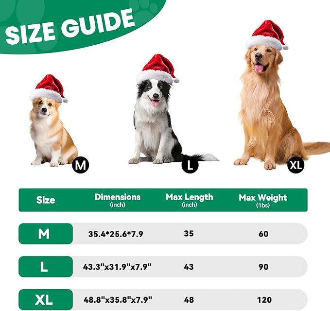 Elevated Dog Bed Raised Outdoor Dog Cot for Medium Dogs, Installation Requires No Tools, Frame with Washable Cooling Breathable Mesh Anti-Slip Feet, Indoor Pet Bed, Green, 35.4 Inches
