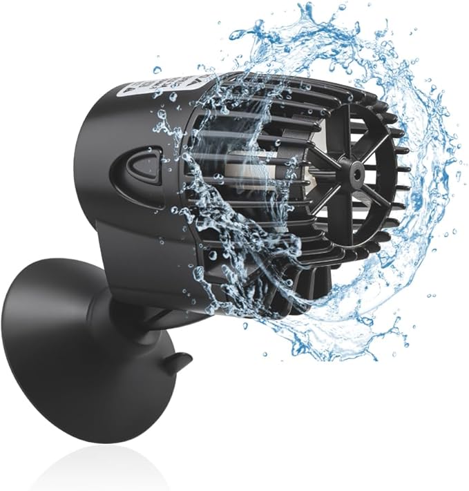 DaToo 800GPH Mini Aquarium Circulation Pump Ultra-quiet Fish Tank Wave Maker With Suction Cup 360 Degree Rotatable Aquarium Power Head Submersible Water Pump For Freshwater And Saltwater