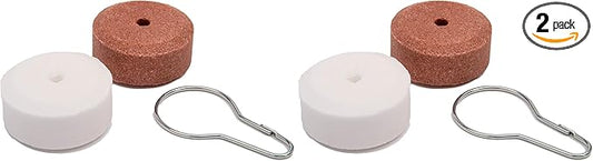 Lixit Salt and Mineral Wheels for Rabbits Guiana Pigs and Other Small Animals (Pack of 2)