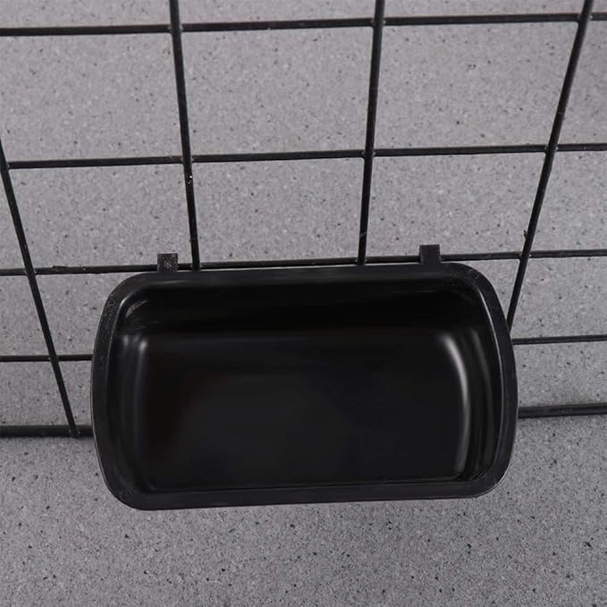 Feeder Bowl 4PCS Hamster Bowls Small Pet Food Feeder Food Tray Creative Plastic Hanging Water Drinking Device Bird Pigeon Feeding Cup Pet Products