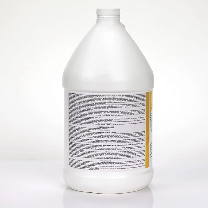 PUREPET 256 Kennel Cage and Surface Disinfectant The Original High Concentrate Vet Approved Cleanser (Lemon)