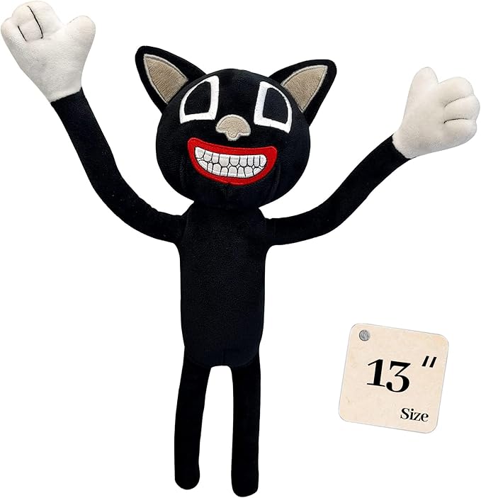 Monster Plush Stuffed Toys Limbs Movable Cartoon Cat and Dog Doll 13 inch, Plush Toys for Home Decoration The Best Gift for Halloween and Christmas Party Birthday Gift (Cartoon Dog)