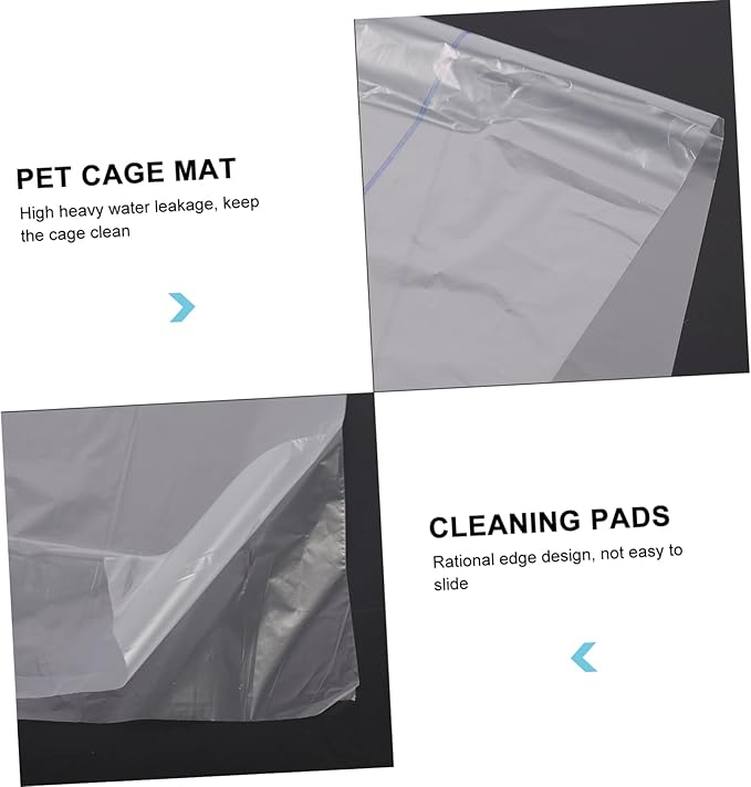 100pcs Disposable Pet Pee Pads for Rabbit Cage Cleaning Leak Film Safe Material Simplifies Pet Care for Animals