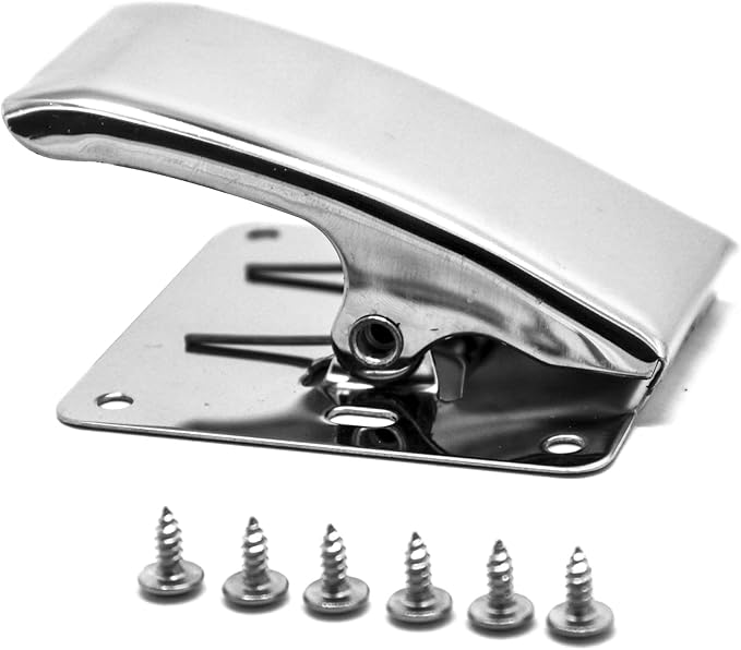 SAMSFX Fish Cleaning Board Tools Fillet Clamp w/Screws Deep-Jaw Fish Tail Clip Board for Scaling Table Bait (Fish Clamp)