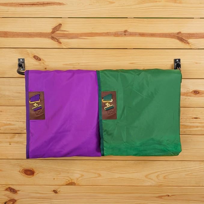 EASY-UP Lightweight Collapsible Horse Blanket Bar | Space-Saving Design | Durable & Sturdy | Easy Access to Blankets | 5-Year Warranty | Simple Installation
