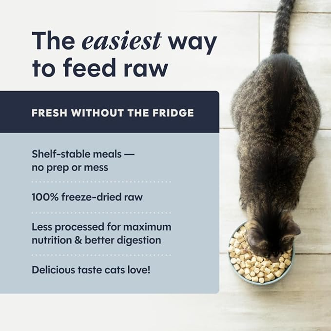 Instinct Freeze Dried Raw Meals, Natural Cat Food, Surf & Turf, 24 oz. Bag