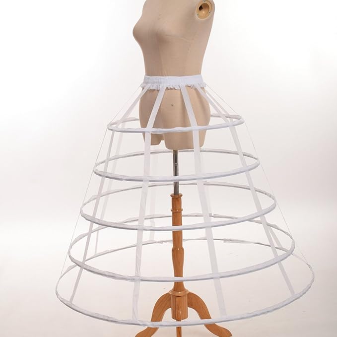 GRACEART Victorian Dress Pannier Hoop Skirt Bustle Cage Skirt