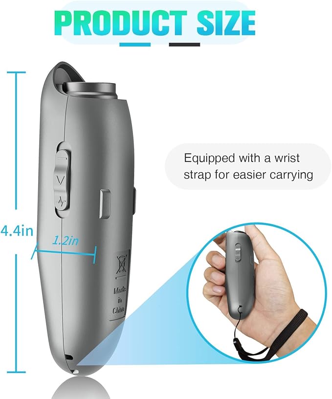 Dog Barking Deterrent Devices Rechargeable Ultrasonic Dog Bark Deterrent 3 Frequency No Bark Control Devices 16.5 Ft Range Dog Whistles that Makes Dogs Stop Barking