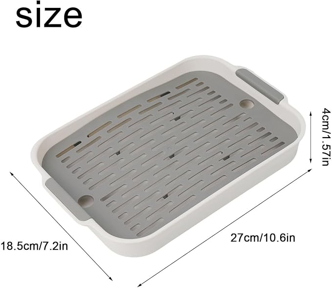 Ped Litter Box Trainer with Detachable Grid Tray for Rabbits Guinea Pigs Hamsters Chinchillas Ferrets Birds Sturdy Plastic Toilet Training Pan Easy Clean Smooth Corner(C)