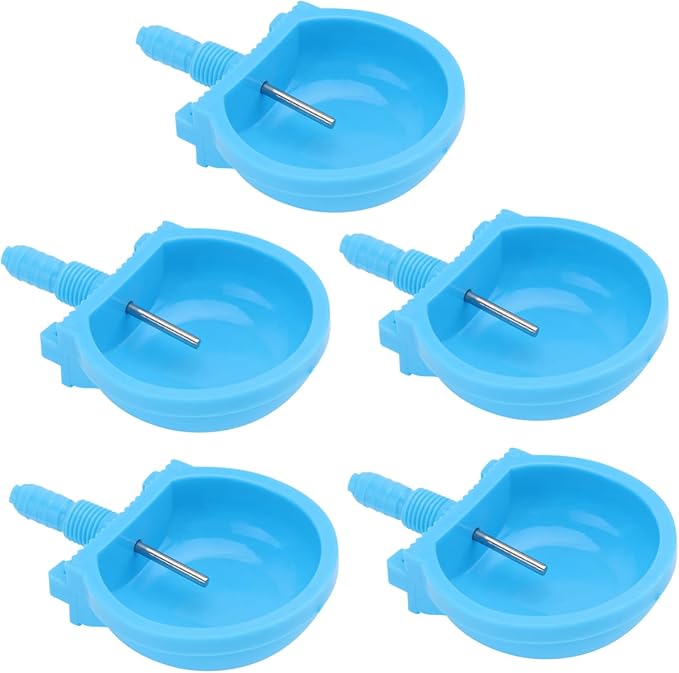 Happyyami Automatic Drinking Bowl for Rabbits Ferrets and Other Small Animals 5-Piece Set Food-Grade Material Leak-Proof Design for Indoor and Outdoor Use