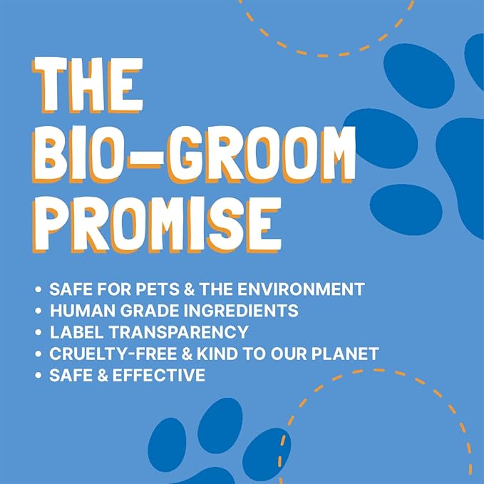 Bio-Groom Oatmeal Dog Shampoo - for Allergies and Itching, Cruelty-Free, Dog Bathing Supplies, Puppy Shampoo for Sensitive Skin, Made in USA, Anti-Itch Dog Products- 32 fl oz 1-Pack