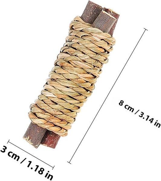 Small Pet Teeth Cleaning Chew for Hamsters Rabbits Guinea Pigs Indoor Fun Dental Care Accessories for Healthy Teeth and Engaging Play