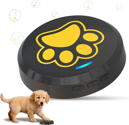 ChunHee Dog Bells to Go Outside, Touch Activated Dog Door Bell for Potty Training, Dog Bell for Door with 36 Built-in Sounds & Voice Commands, 5 Adjustable Volume Levels, Puppy Training Bell for Dogs