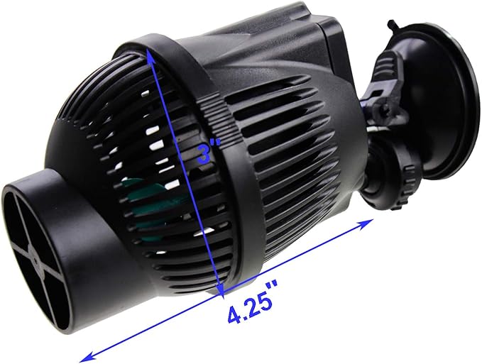 AQUANEAT Circulation Pump,1300 GPH Aquarium Wave Maker, Fish Tank Powerhead Submersible Water Pump with Suction Cup