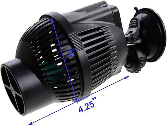 AQUANEAT Circulation Pump,1300 GPH Aquarium Wave Maker, Fish Tank Powerhead Submersible Water Pump with Suction Cup