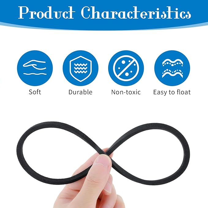 10PCS Fish Feeding Ring Set, Aquarium Floating Plant Barrier, Multi-Size Betta Feeding Rings for Fish Tank, Black Floating Food Feed-ing Rings